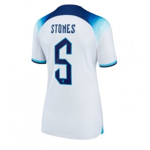 England John Stones #5 Replika Hjemmebanetrøje Dame VM 2022 Kortærmet